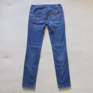American Eagle Jeans Skinny Stretch 2 Long EUC